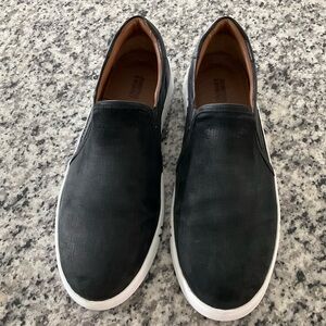 Men's Black Johnston and Murphy Slip-On Shoes